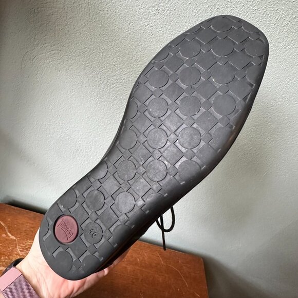 CAMPER Mauro black lace-up oxford | EU 40 US M7 W9 | leather menswear shoes - Picture 7 of 9